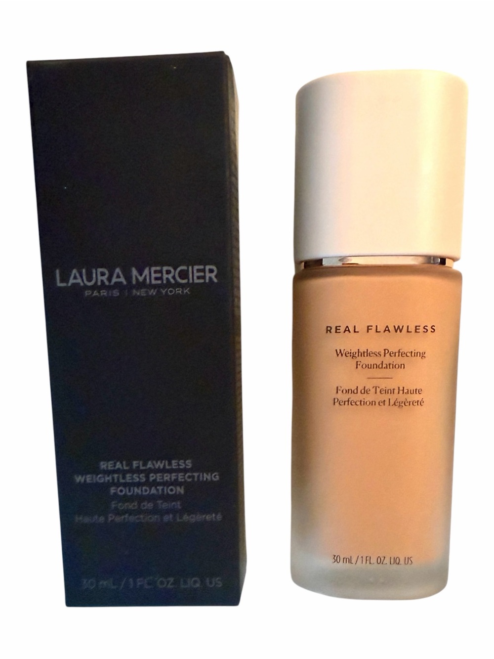 Laura Mercier Real Flawless Weightless Foundation 2C1 Ecru NIB Full Size